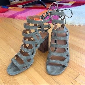 Franco Sarto olive green sandal
